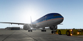 B77LR PJ-TGD pushback at LAX B77LR PJ-TGD pushback at LAX
