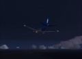 TCA-B737 heading west at sunrise TCA-B737 heading west at sunrise
